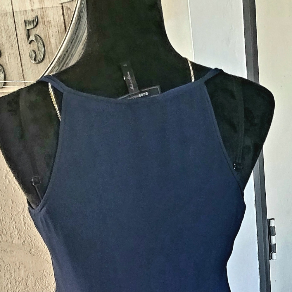 Blue BCBG tiered dress